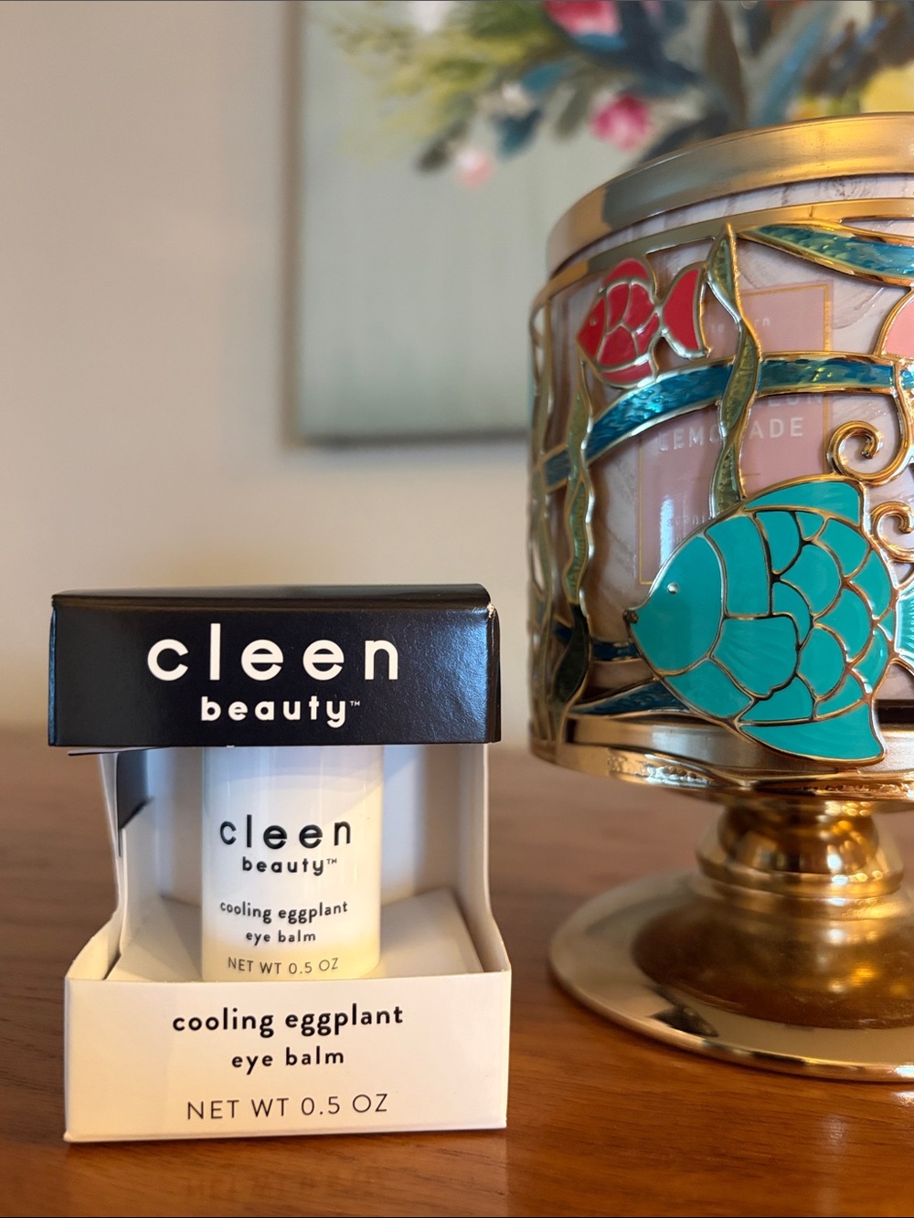 Cleen Beauty Cooling Eggplant Eye Balm Stick New in Box